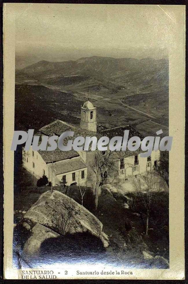 Santuario desde la roca en sant feliu de pallarols (girona)