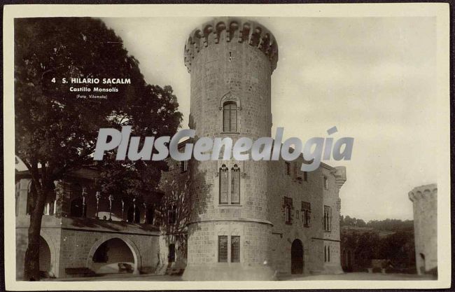 Castillo monsolís de sant hilari sacalm (girona)