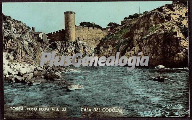 Cala del codolar de tossa de mar (girona)