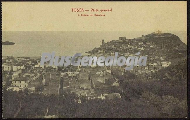 Vista general de tossa de mar (girona)