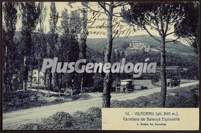 Carretera de balenyá espinsella de viladrau (girona)