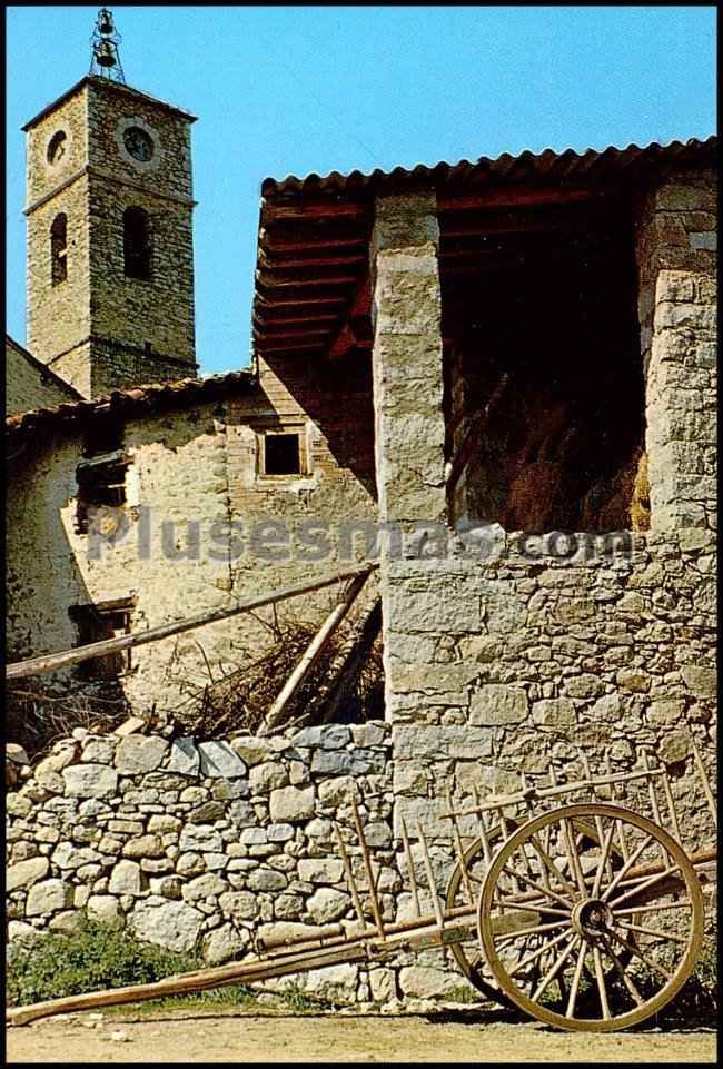 Torre de la iglesia en aransa (lleida)