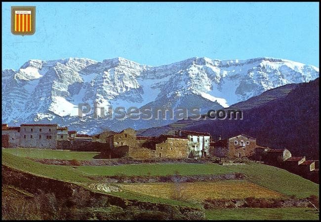 Vista general de arseguel (lleida)