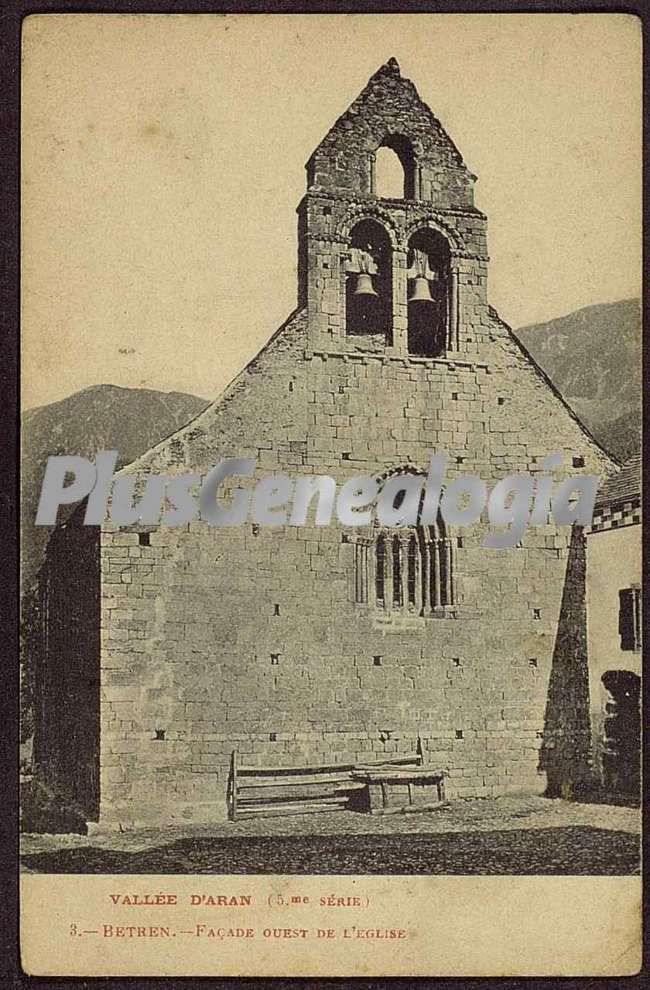 Fachada de la iglesia de betren (lleida)