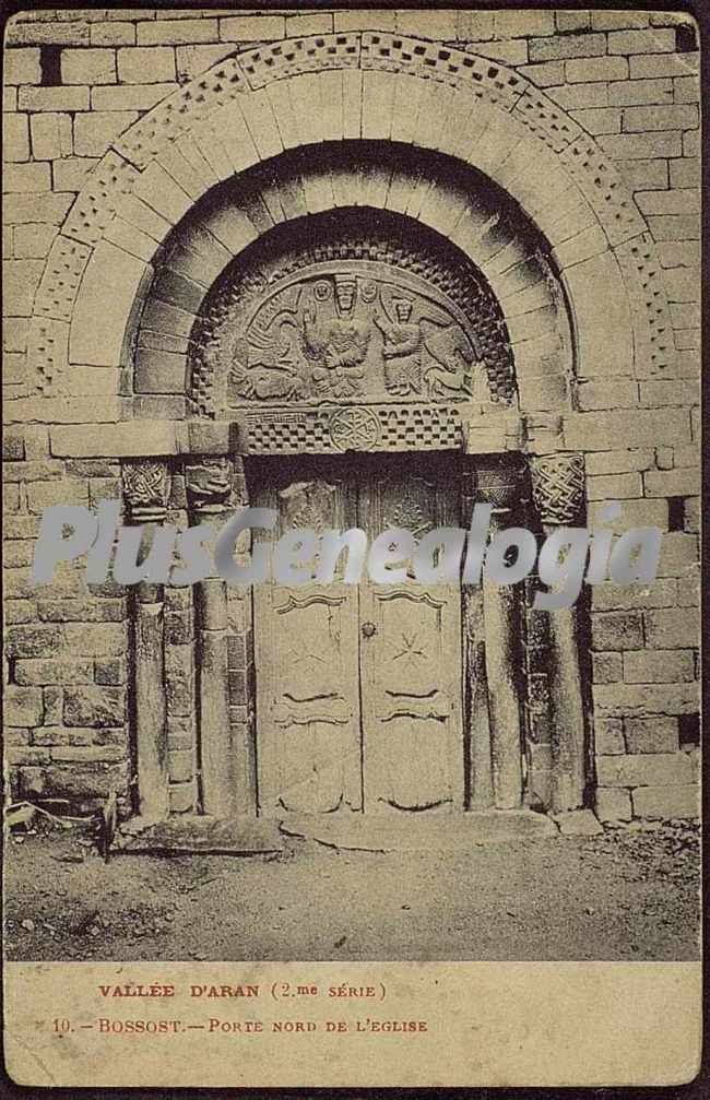 Porte nord de l´eglise en el valle de arán en bossots (lleida)