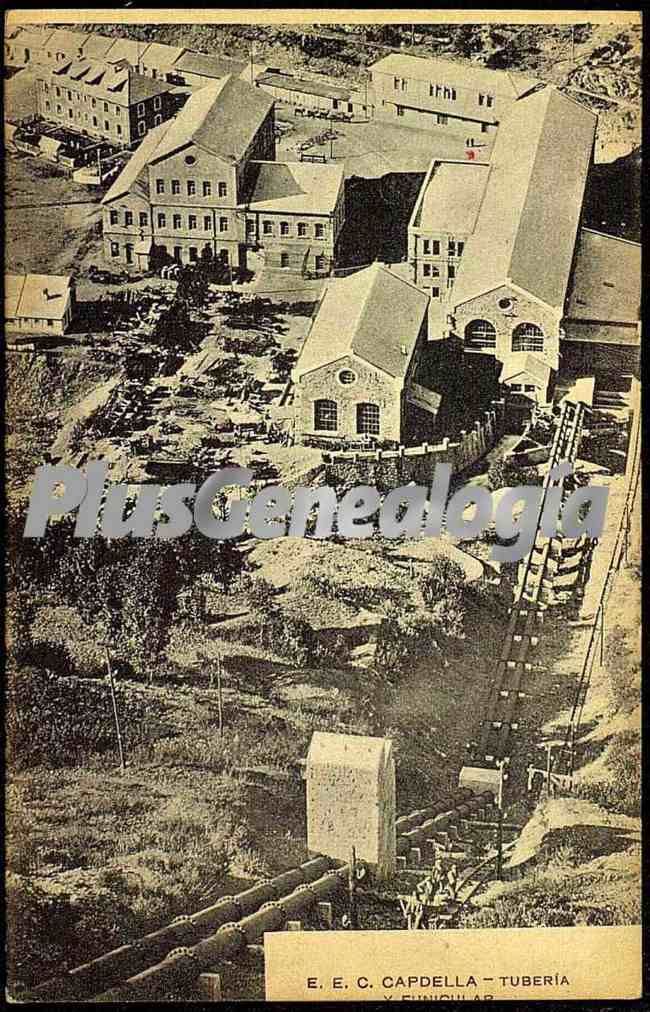 Tubería y funicular de capdellena (lleida)