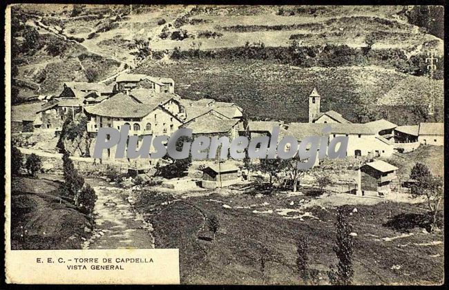 Vista general de capdellena (lleida)