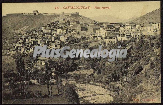 Vista general de castellciutat (lleida)