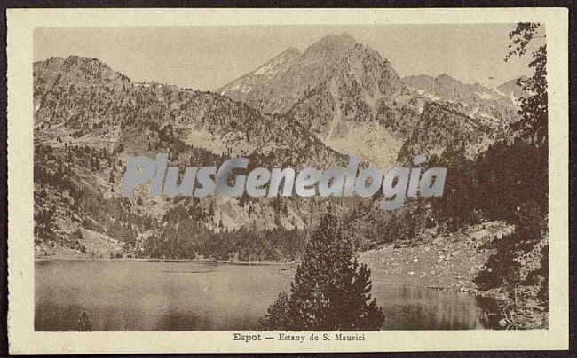 Estany de s. maurici en espot (lleida)