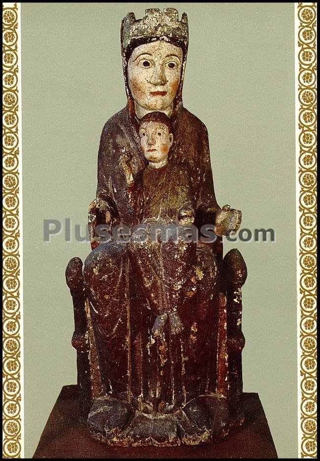 Virgen con el niño de la iglesia parroquial de gósol (lleida)