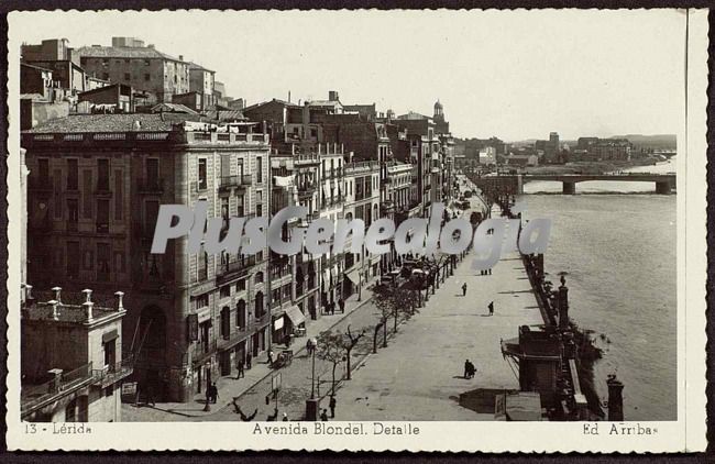 Detalle de la avenida blondel de lleida