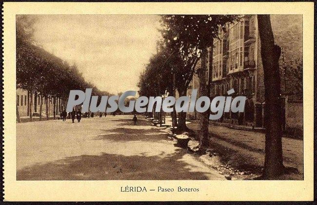 Paseo boteros de lleida