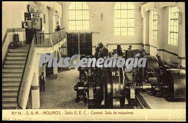 Sala de máquinas de la central de molinos (lleida)