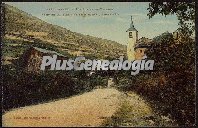 Absit de la iglesia de astil romanio del pirineu catalá (lleida)