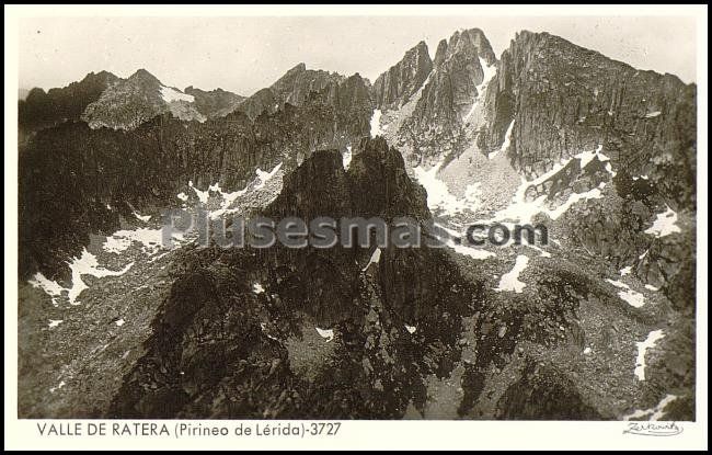 Valle de ratera en el pirineo de lérida