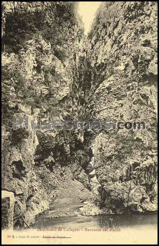 Desfiladero de collegats - barranco del diablo en pobla de segur (lleida)