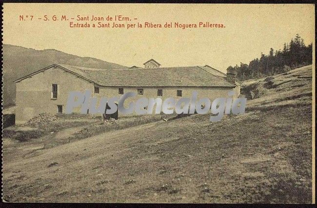 Entrada a sant joan per la ribera del noguera palleresa (lleida)