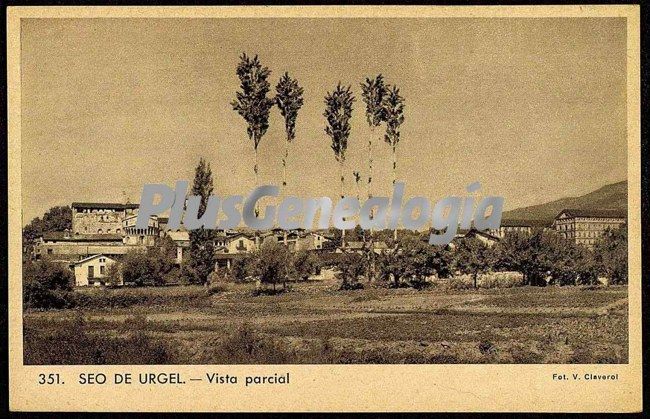 Vista parcial de seo de urgel (lleida)