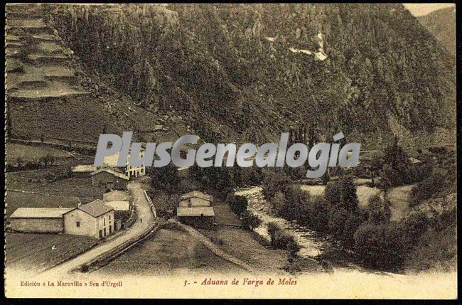 Aduana de farga de moles de seo de urgel (lleida)