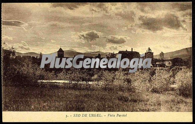 Vista parcial de seo de urgel (lleida)