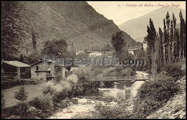 Paisatje del balira en seu d´urgell (lleida)