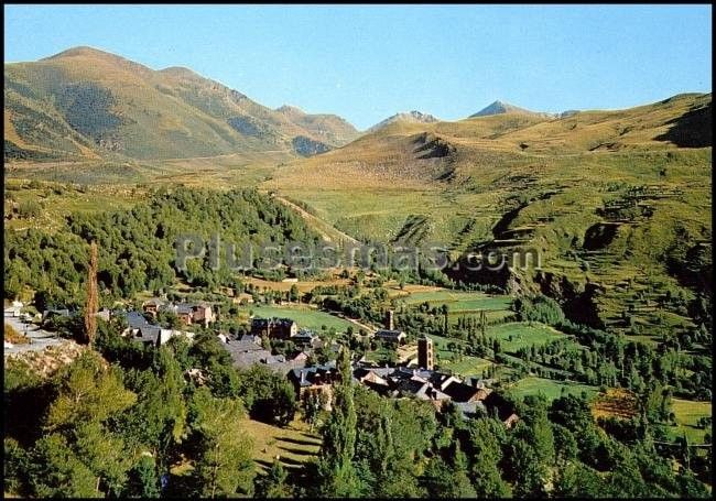 Pirineos centrales. vista general de tahull (lerida)