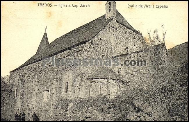 Iglesia cap dáran en tredos dentro del valle de arán (lleida)