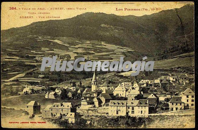 Vista general de viella (lleida)