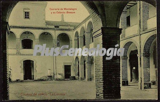 Claustros del edificio la conreria de montalegre (lleida)