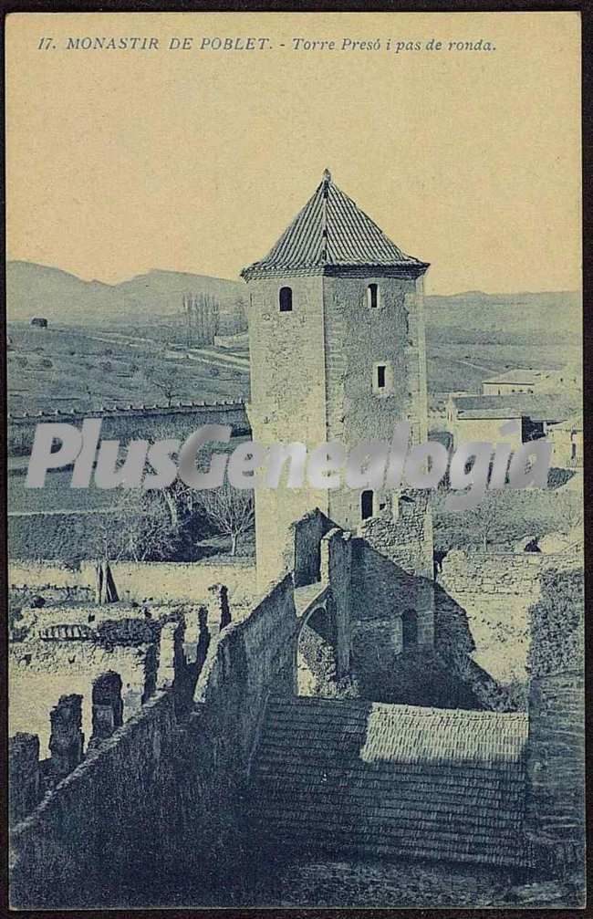 Torre presó i pas de ronda de poblet (tarragona)