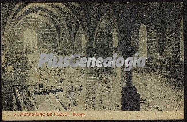 Bodega del monasterio de poblet (tarragona)