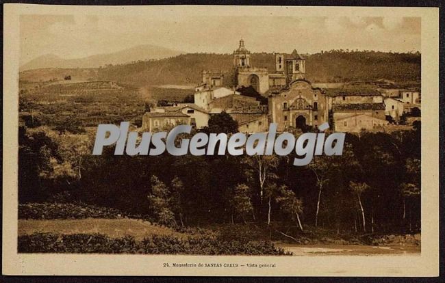 Vista general del monasterio de santa creus (tarragona)