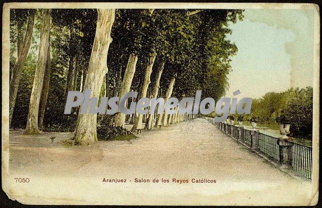 Bonita imagen de uno de los Jardines del Palacio de Aranjuez (Madrid)
