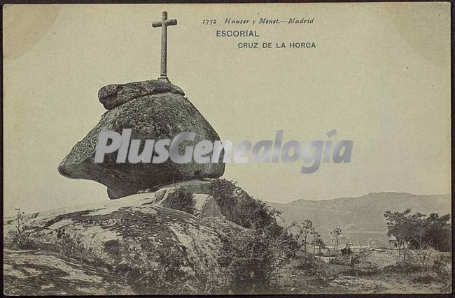 Cruz de la horca en el escorial (madrid)