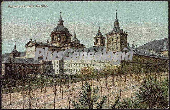 Parte Levante del Monasterio de El Escorial (Madrid)