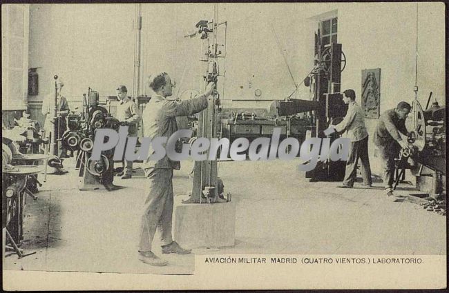 Aviación Militar de Madrid: Cuatro Vientos. Laboratorio