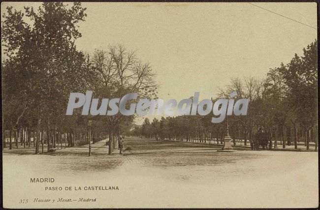 Paseo de la Castellana de Madrid