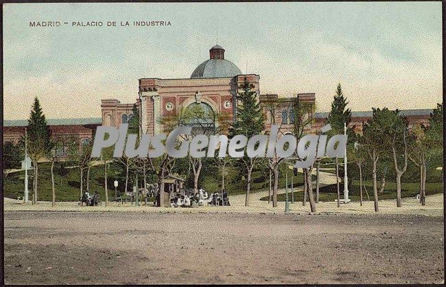 Palacio de la Industria de Madrid (en color)