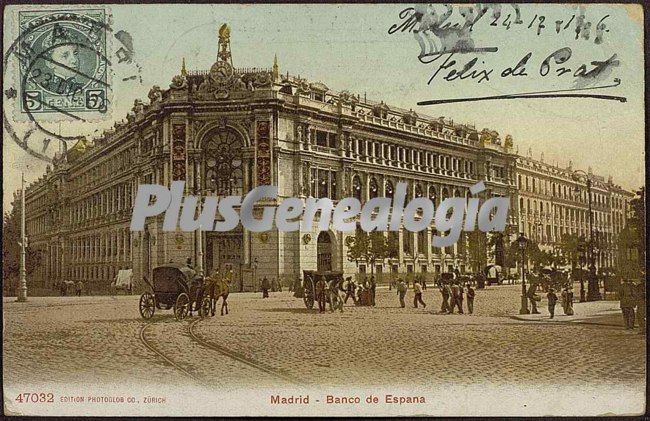 Banco de España de Madrid (en color)
