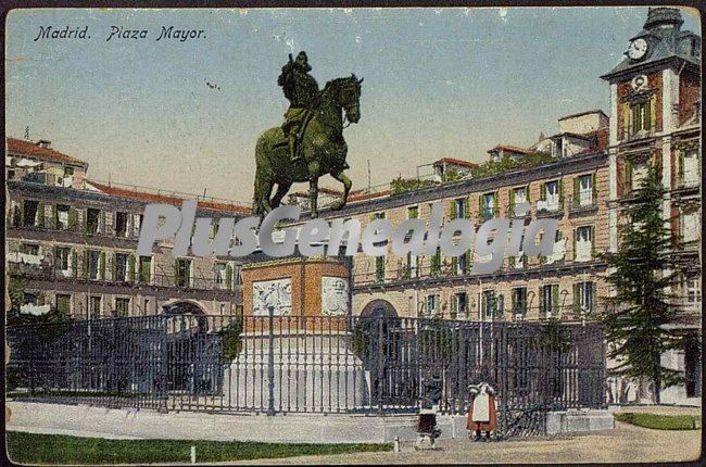 Monumento de la Plaza Mayor de Madrid