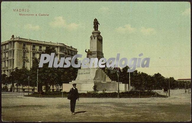 Monumento a Emilio Castelar en Madrid