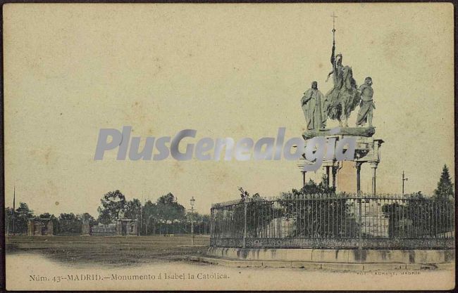 Monumento a Isabel la Católica en Madrid