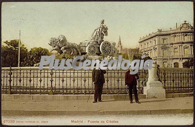 Fuente de Cibeles en Madrid