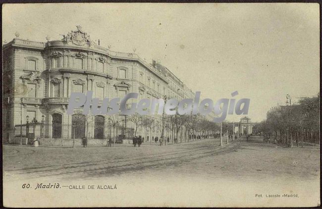 Calle de Alcalá en Madrid