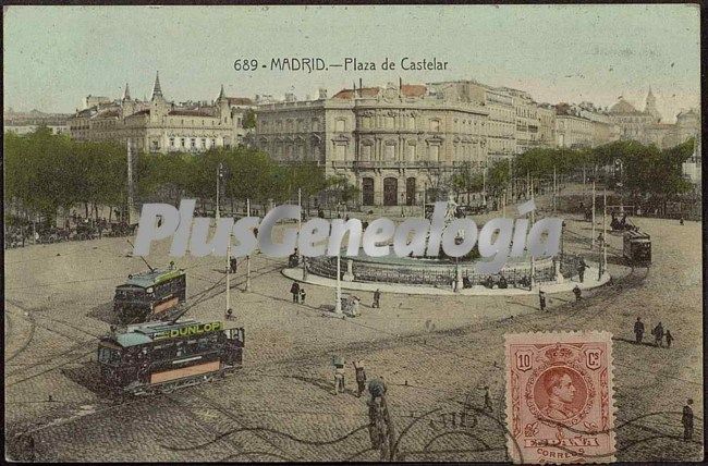 Plaza de Castelar en Madrid