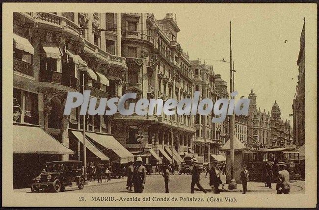 Avenida del Conde de Peñalver (Gran Vía) en Madrid