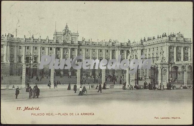Palacio Real en Madrid - Plaza de la Armería