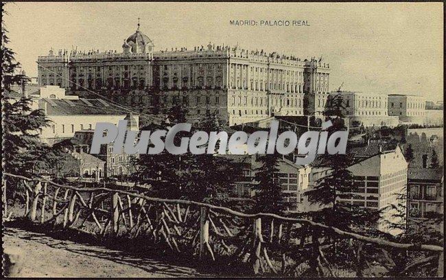 Vista general del Palacio Real en Madrid