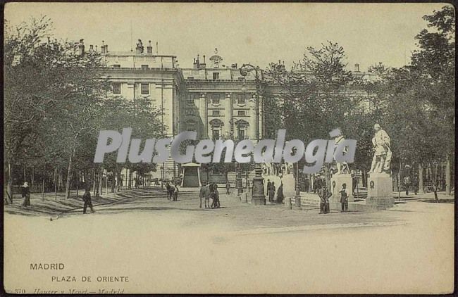 Plaza de Oriente en Madrid