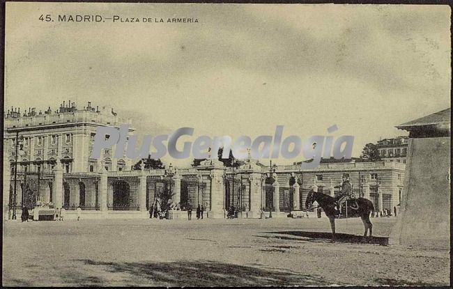 Plaza de la Armería en Madrid